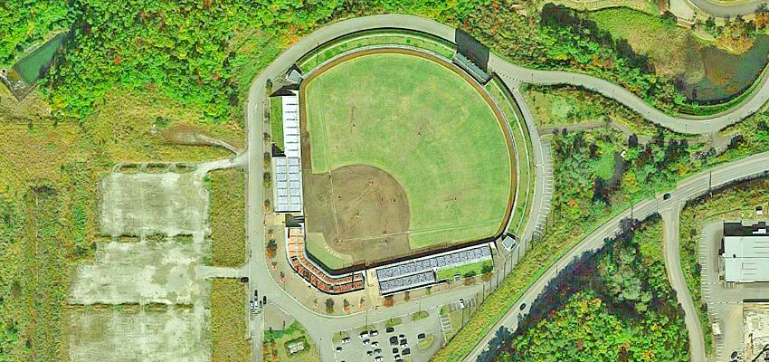 第8回全国500歳野球大会の主会場となる大曲球場