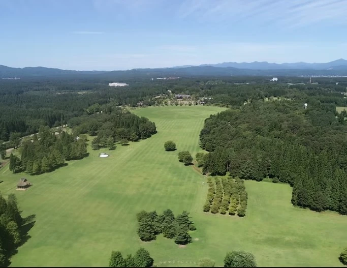 北欧の杜公園の空撮画像