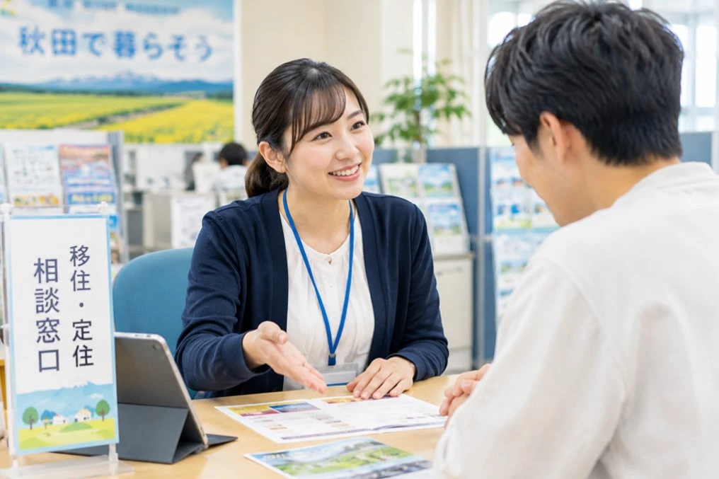 秋田県の移住・定住相談窓口で移住について相談する