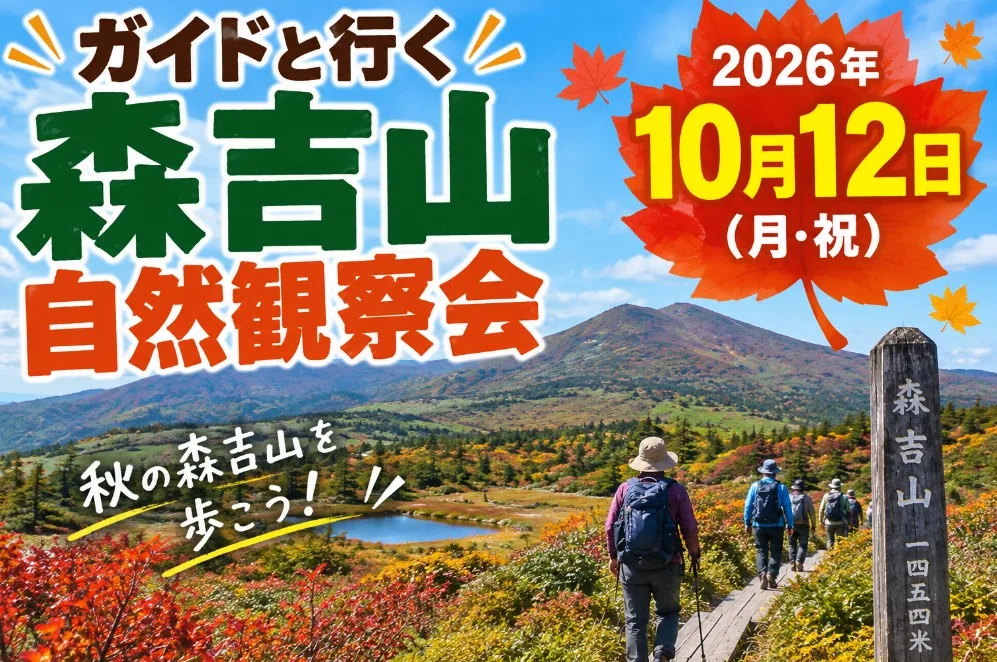 森吉山自然観察会2026秋｜10月12日の料金・服装・ゴンドラ・申込方法