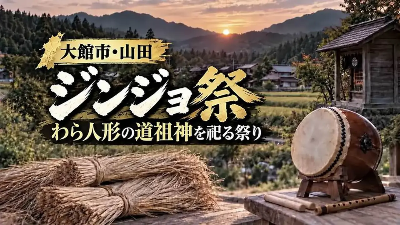 【大館市】奇祭ジンジョ祭とは｜道祖神であるわら人形を祀る集落の行事